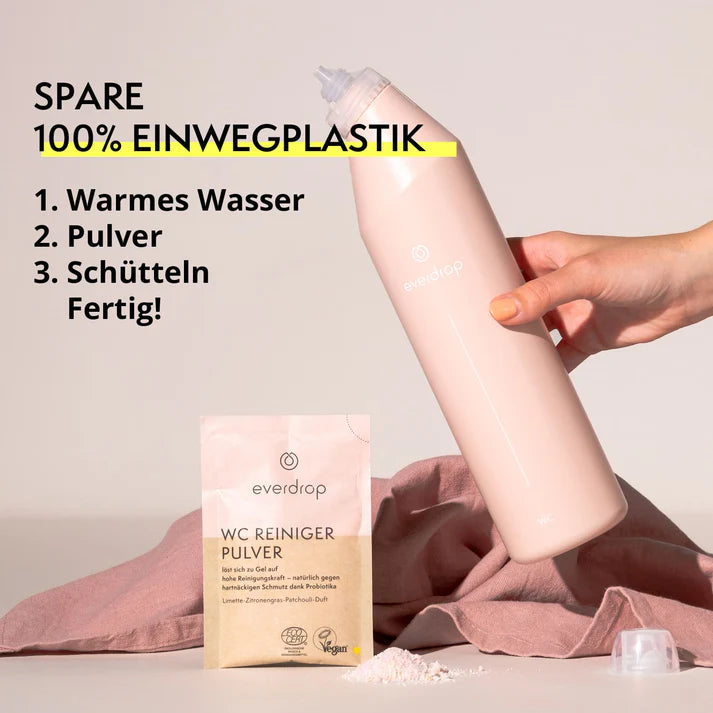 everdrop WC Reiniger rHDPE-Flasche