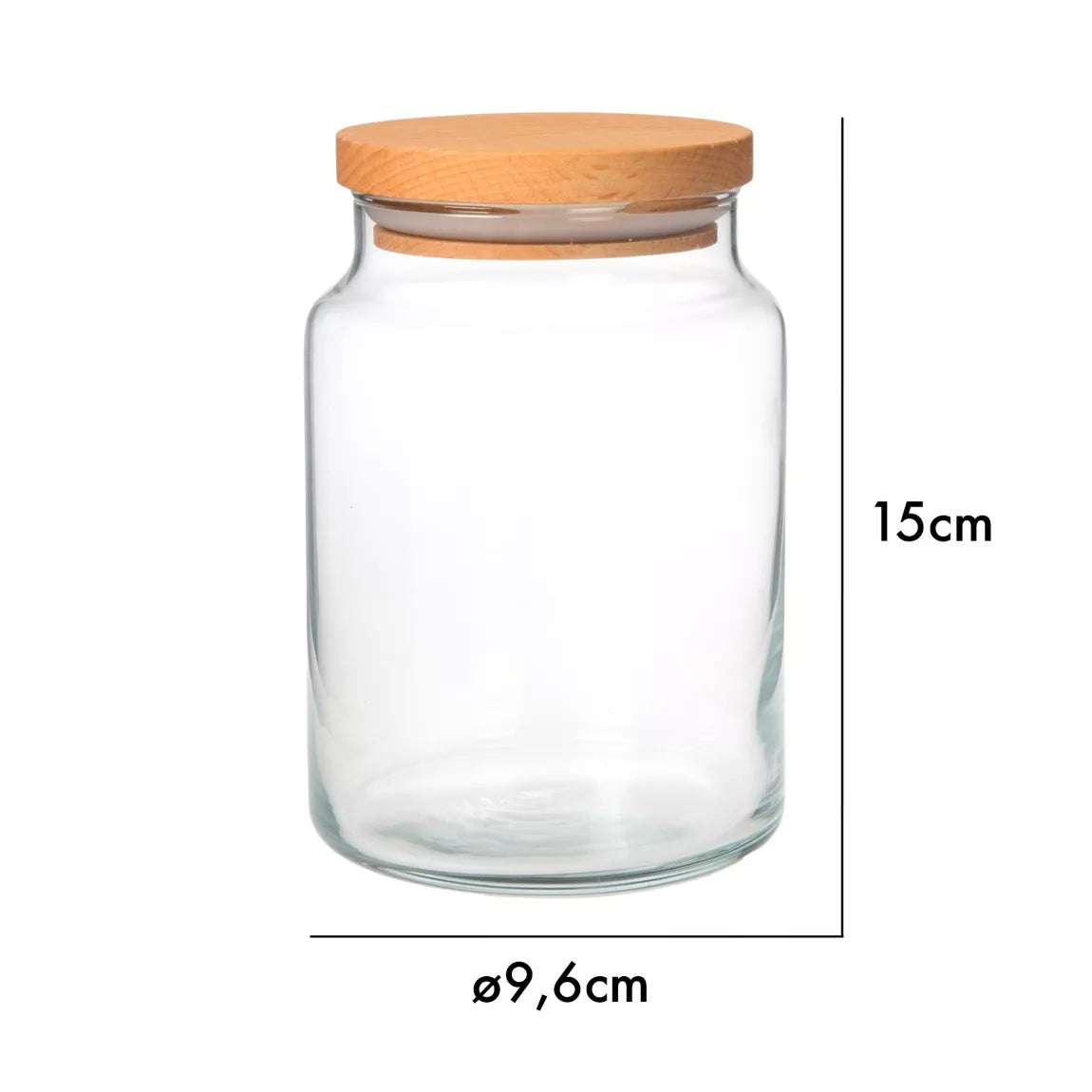 Vorratsdose aus Glas - 890 cc