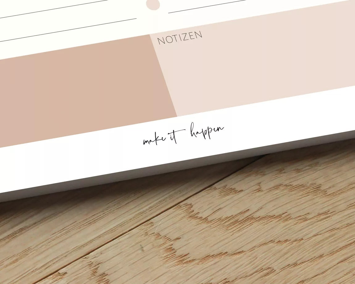 To Do Block DIN A5 – 50 Blatt | Aufgabenplaner & Notizblock | Büro & Home Office | Tages- & Wochenplaner