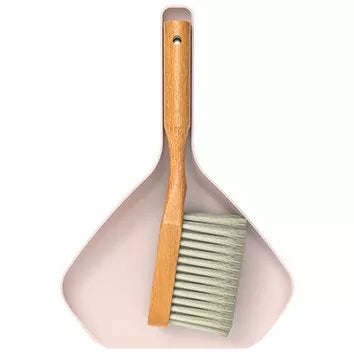 Handbesen-Set – aus Holz & recyceltem Kunststoff