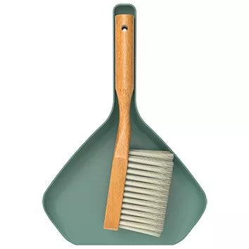 Handbesen-Set – aus Holz & recyceltem Kunststoff