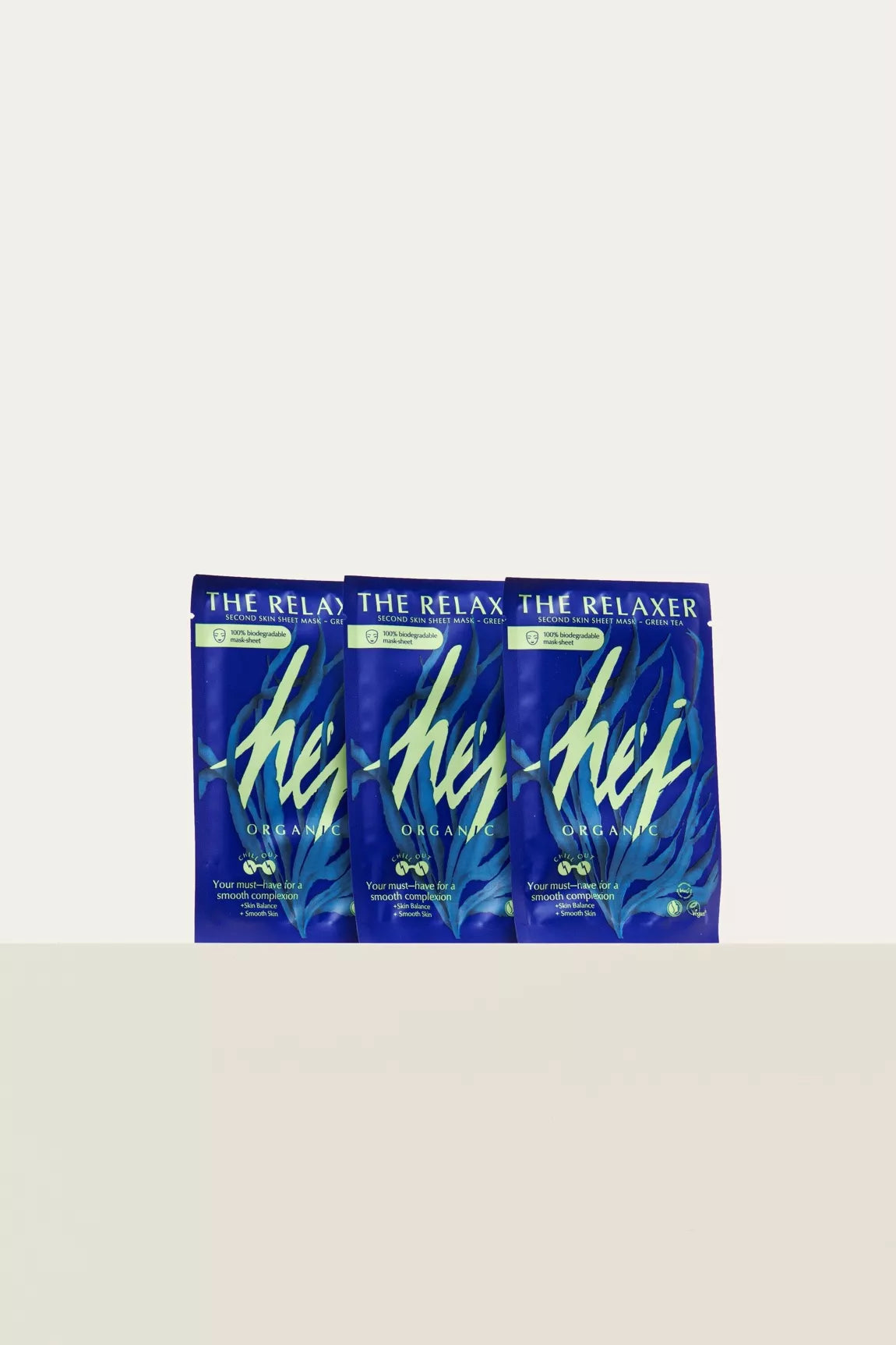 HEJ ORGANIC The Relaxer Sheet Mask 3 Stück HEJ ORGANIC The Relaxer Sheet Mask 3 Stück