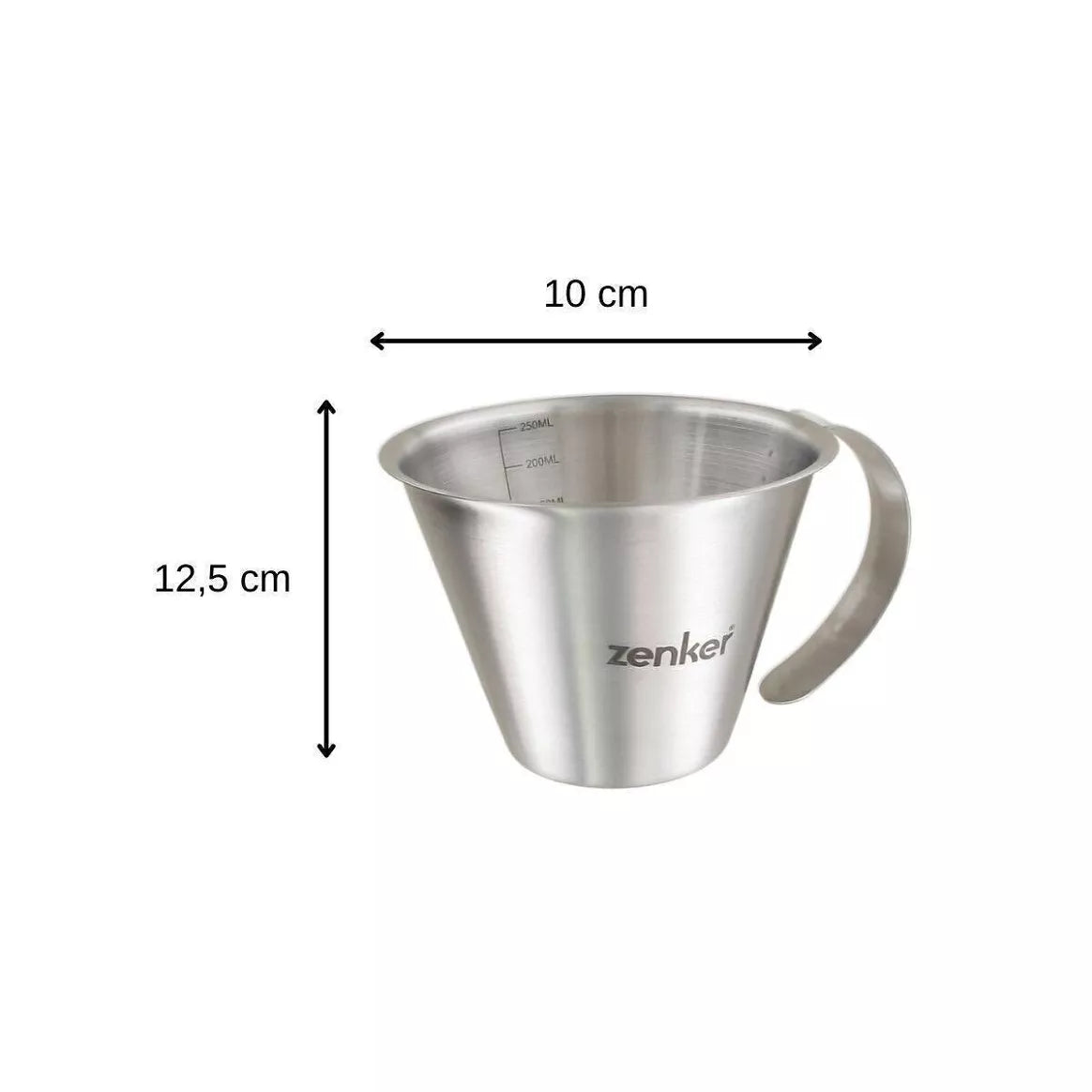 Zenker Edelstahl-Messbecher 250 ml