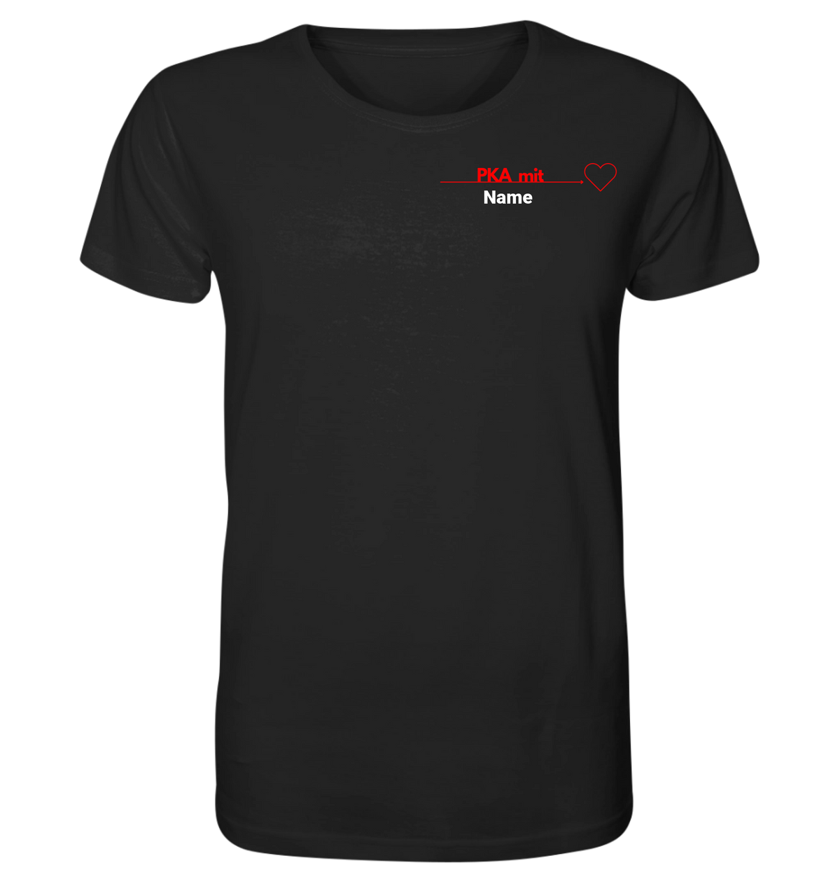 PKA mit Herz - Personalisierbares Unisex T-Shirt