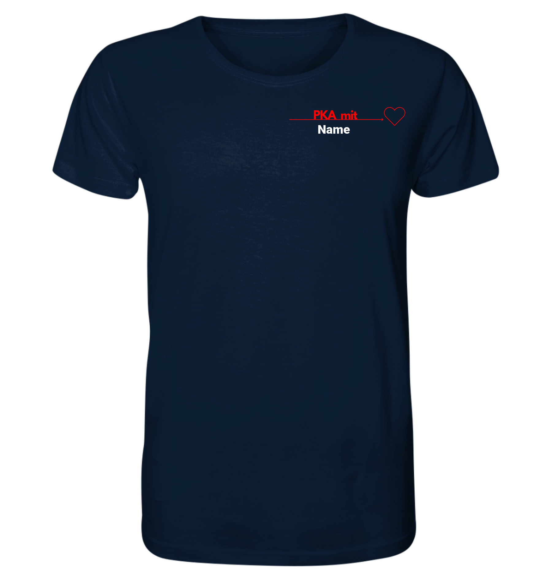 PKA mit Herz - Personalisierbares Unisex T-Shirt