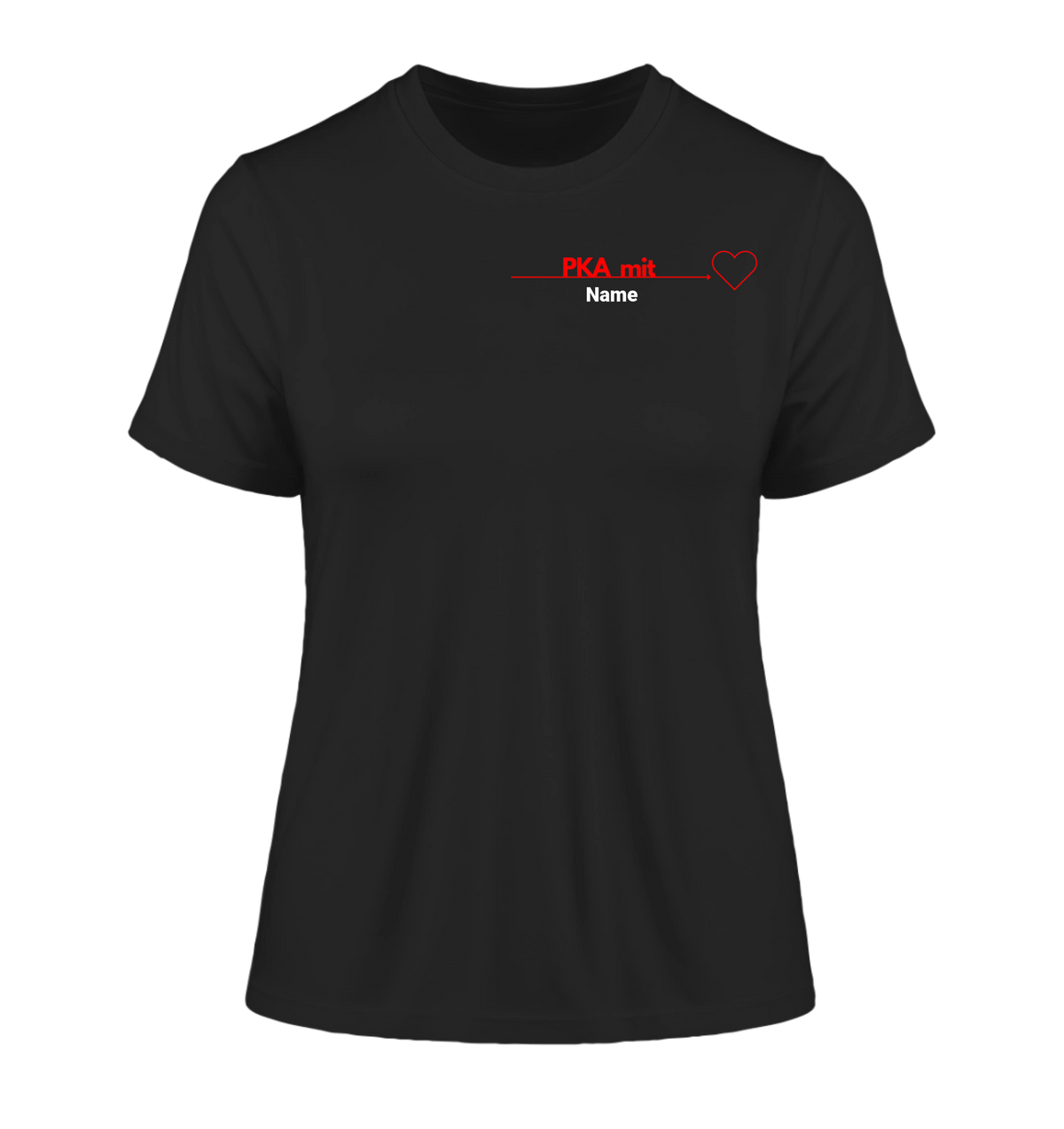 PKA mit Herz - Personalisierbares Damen T-Shirt