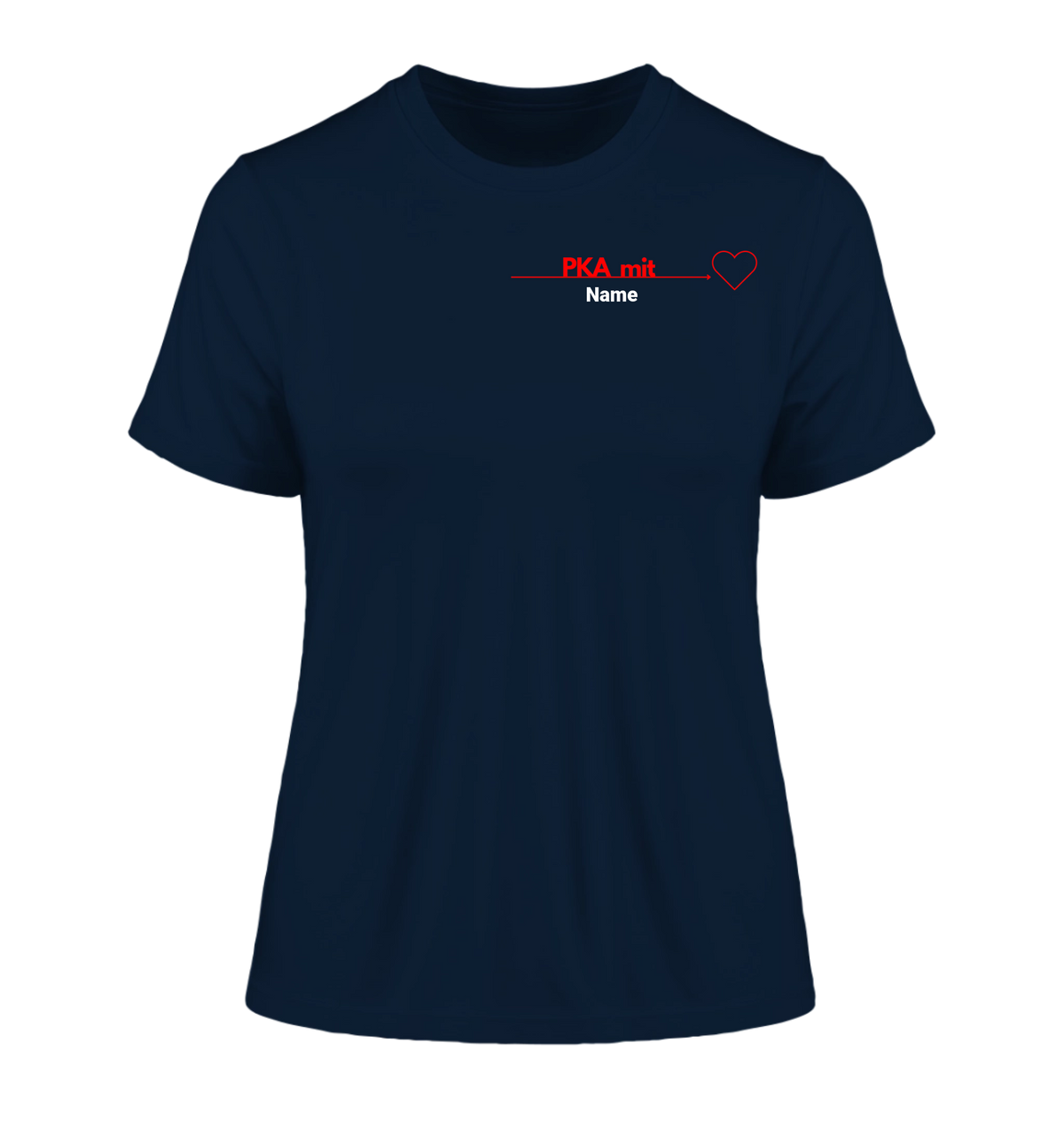 PKA mit Herz - Personalisierbares Damen T-Shirt