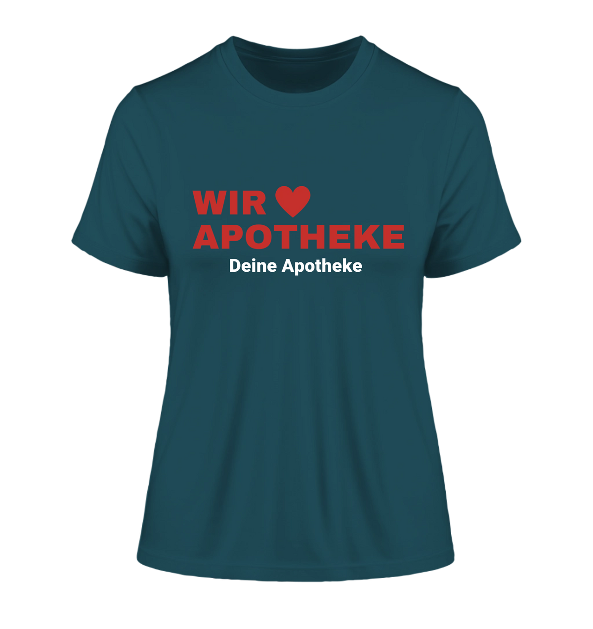 Wir lieben Apotheke  - Personalisierbares Damen T-Shirt