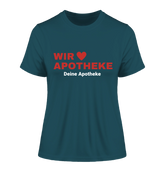 Wir lieben Apotheke  - Personalisierbares Damen T-Shirt