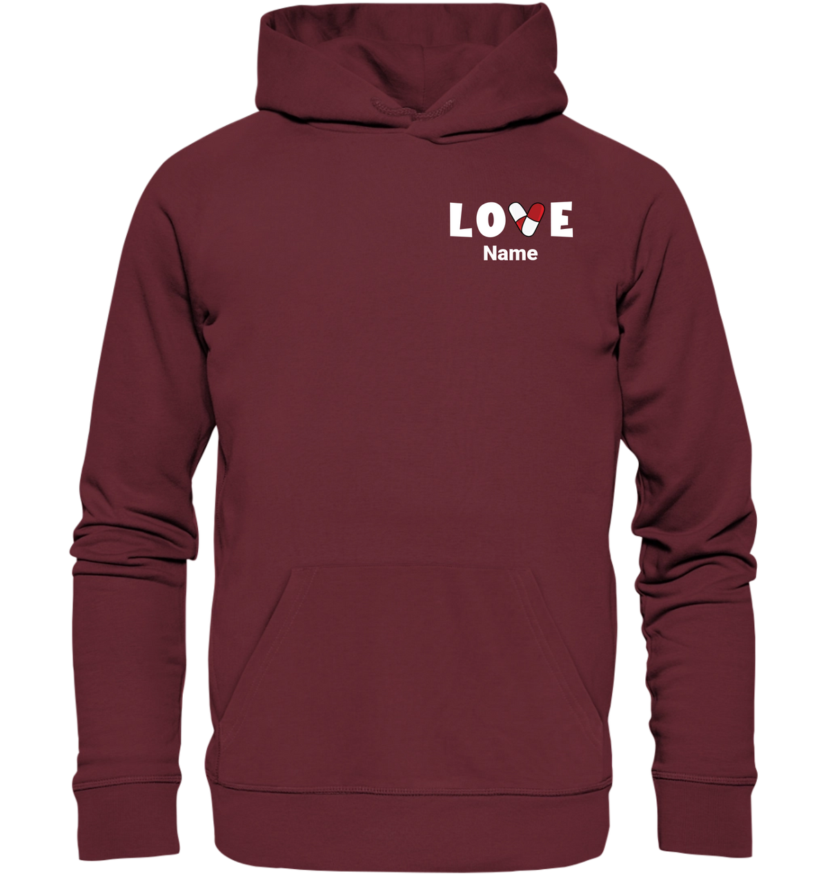 Love - Personalisierbarer Hoodie