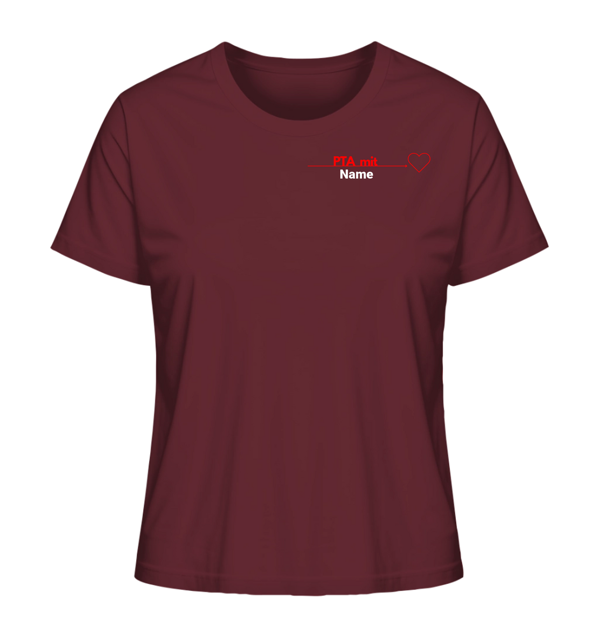 PTA mit Herz - Personalisierbares Damen T-Shirt