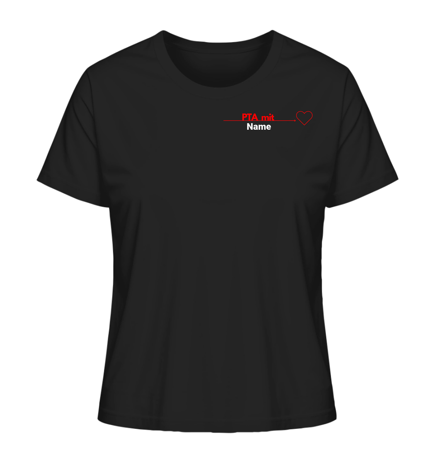 PTA mit Herz - Personalisierbares Damen T-Shirt