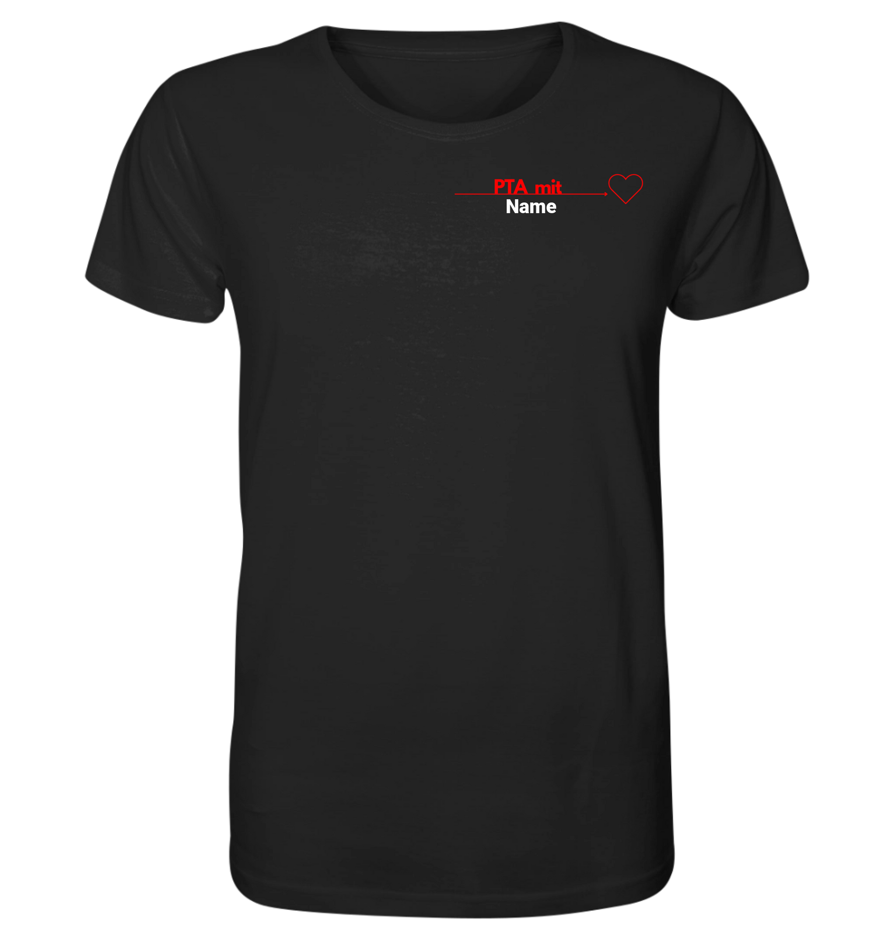 PTA mit Herz - Personalisierbares Unisex T-Shirt