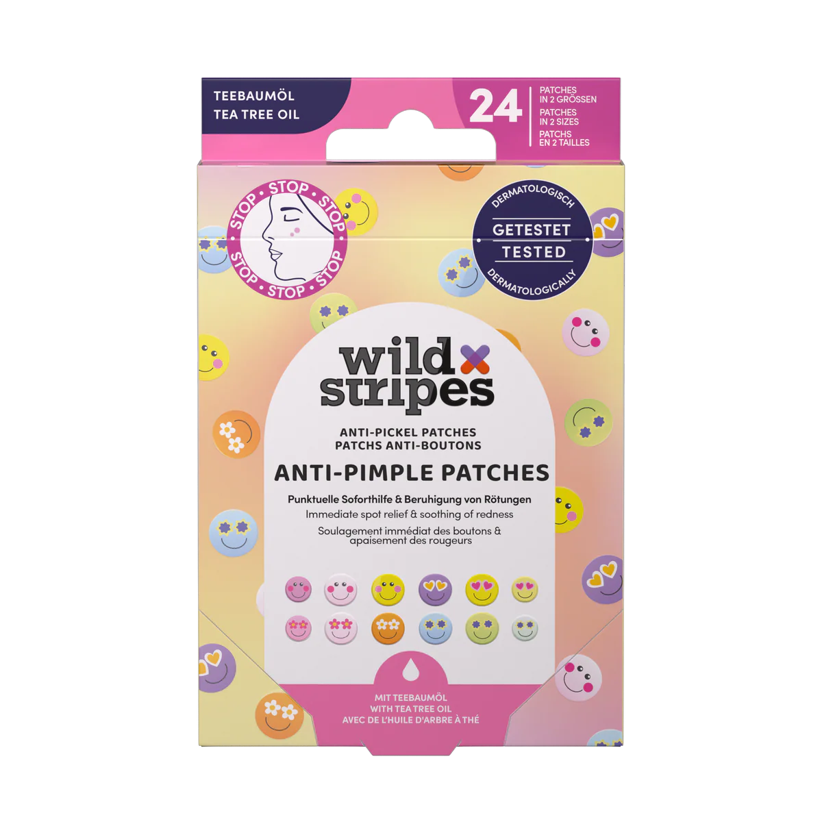 wild stripes Anti-Pimple Patches Smile Stop