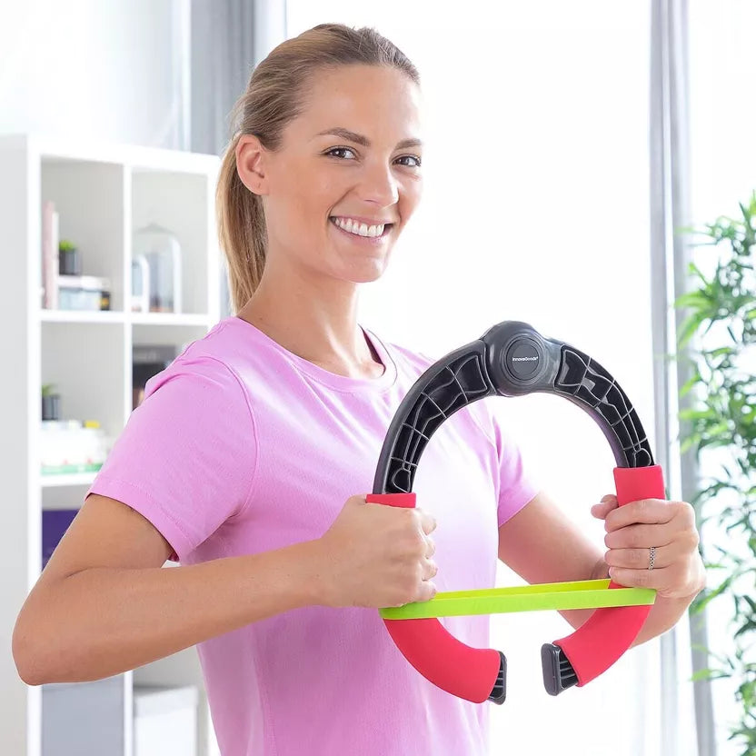 Verstellbarer Armtrainer mit Widerstand und Übungsanleitung
