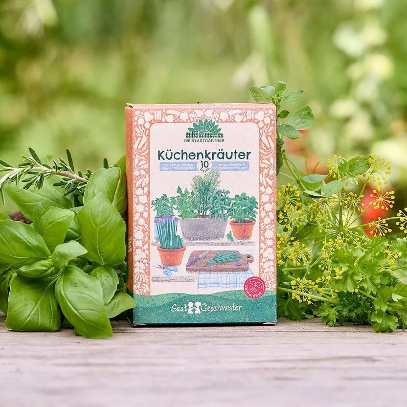Saatgut-Set Küchenkräuter
