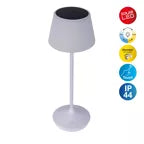 LED-Solar-Akkutischleuchte Emmi Weiß