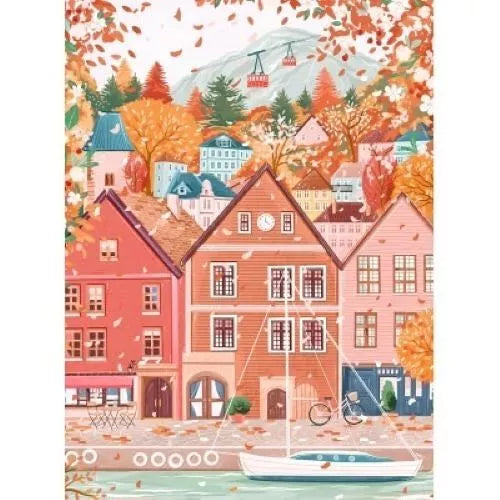 Mini-Puzzle, 96 Teile – Bergen