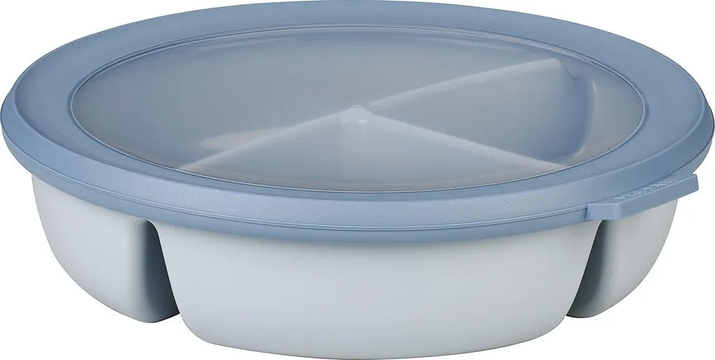 Mepal Bento-Schüssel Nordic blue – Die ultimative 3-Fächer-Frischhaltedose für dein Meal Prep