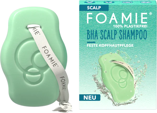 FOAMIE Festes Shampoo - Salicylsäure und Malvenblütenextrakt