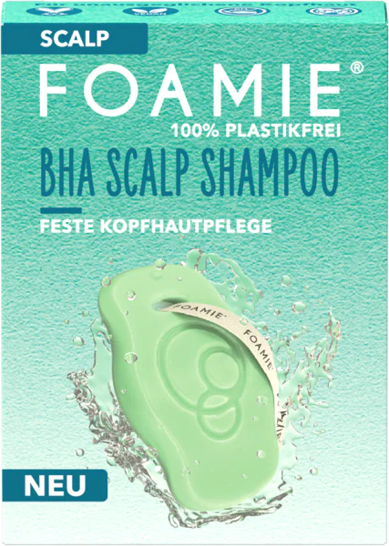 FOAMIE Festes Shampoo - Salicylsäure und Malvenblütenextrakt