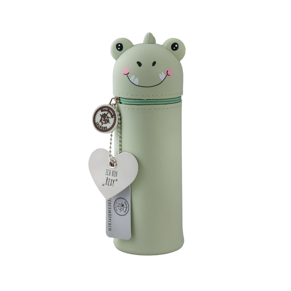 Tiermäppchen Silikon „Rexy“ – Dino Federmäppchen für Schule und Alltag