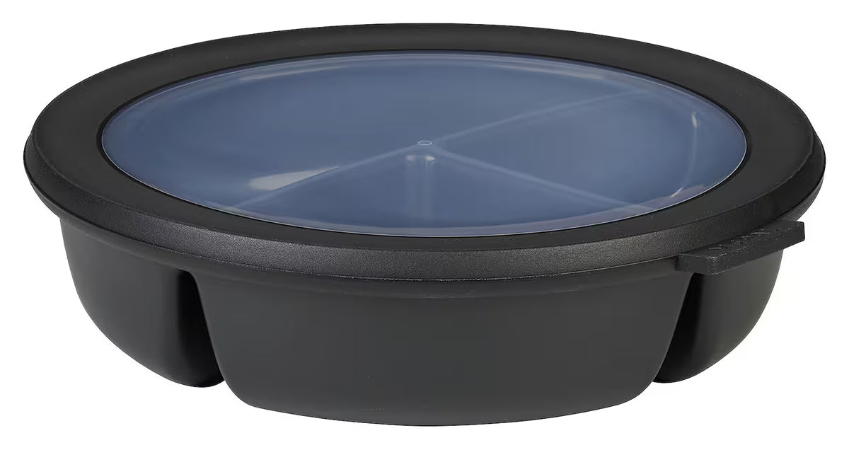 Mepal Bento-Schüssel nordic black – Die ultimative 3-Fächer-Frischhaltedose für dein Meal Prep