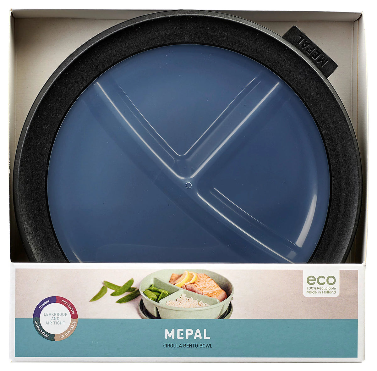 Mepal Bento-Schüssel nordic black – Die ultimative 3-Fächer-Frischhaltedose für dein Meal Prep