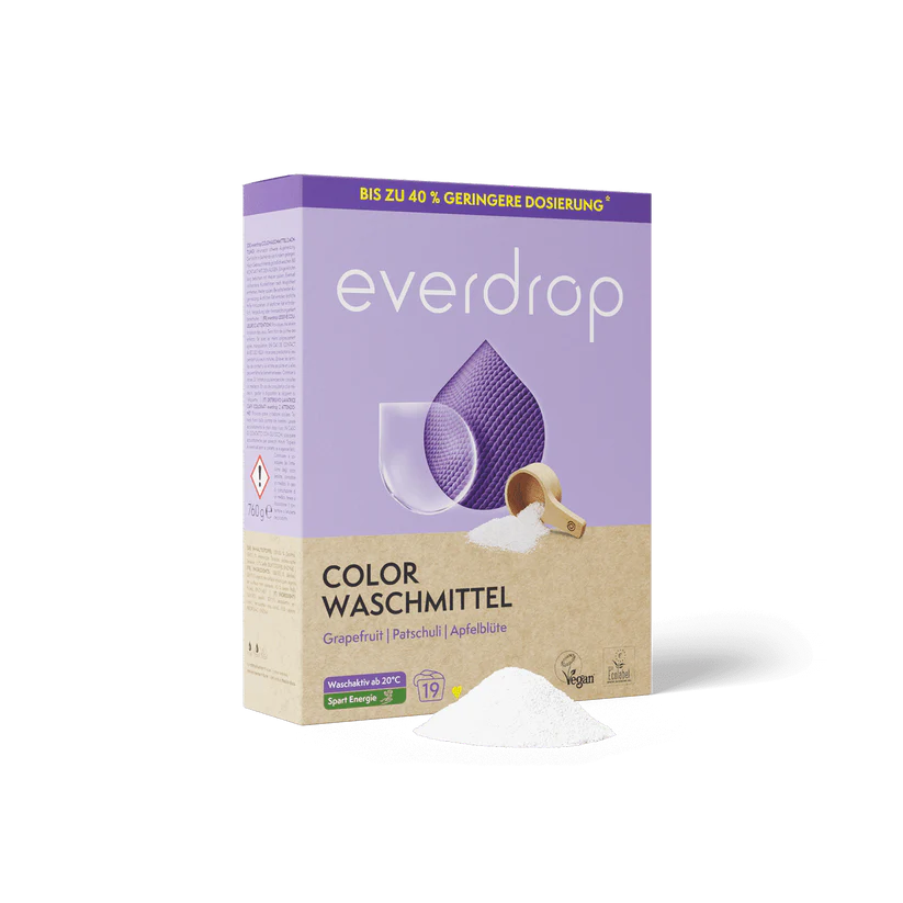 everdrop Colorwaschmittel für 19 Waschladungen