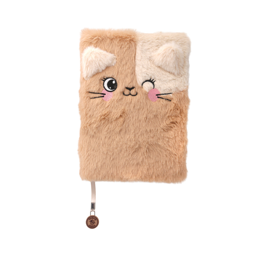 Plüsch Notizbuch „Katze Miezy“