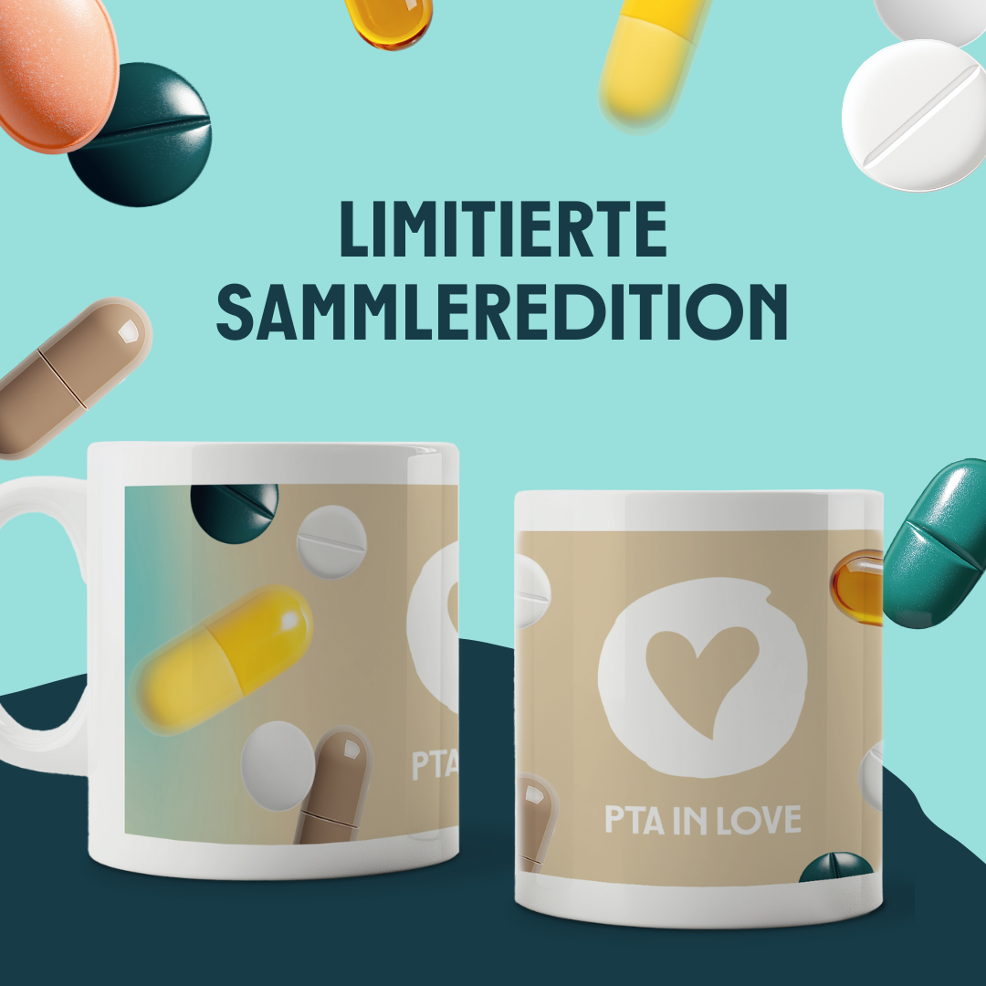 PTA IN LOVE - Kaffeetasse Pillen