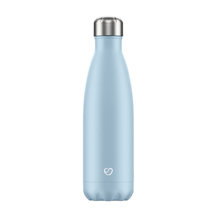 Pastel blue Trinkflasche