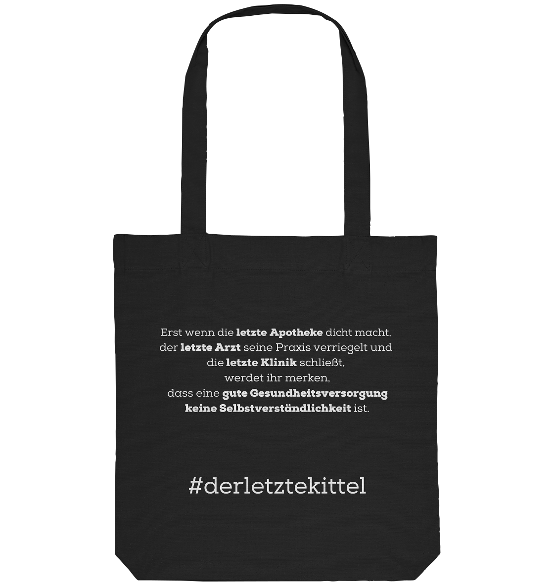 #derletztekittel - Tote-Bag