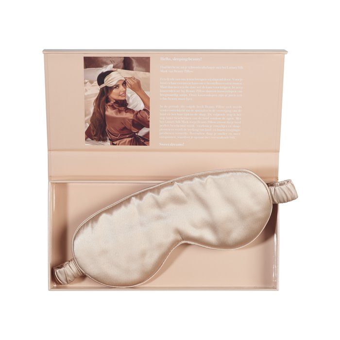 Beauty Pillow® Luxuriöse Seidenmaske - Champagner