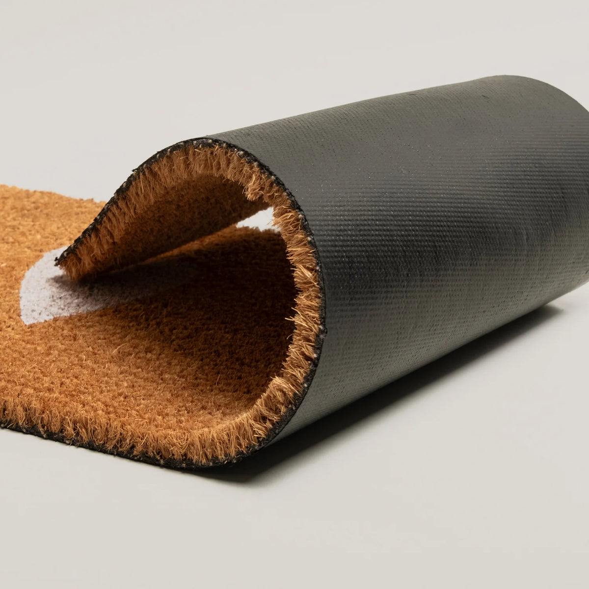 Eulenschnitt Kokosmatte „Kleine Herzen“ – Natürliche Fußmatte mit Herz-Design
