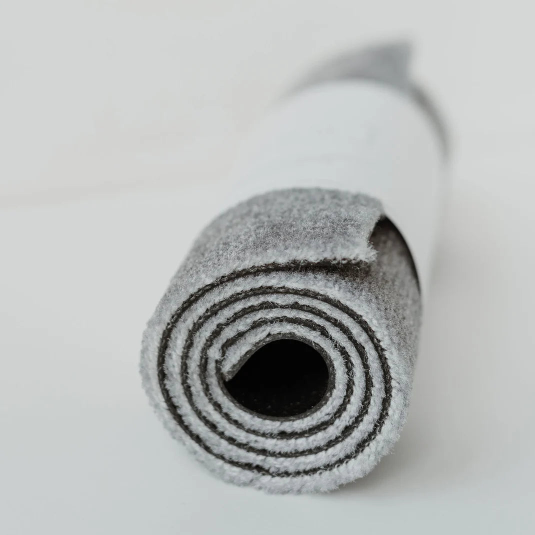 Kleine waschbare Fußmatte Weiße Herzen 75 x 25