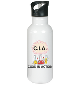 C.I.A. Cook in action - Edelstahl-Trinkflasche