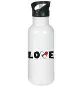 LOVE - Edelstahl-Trinkflasche
