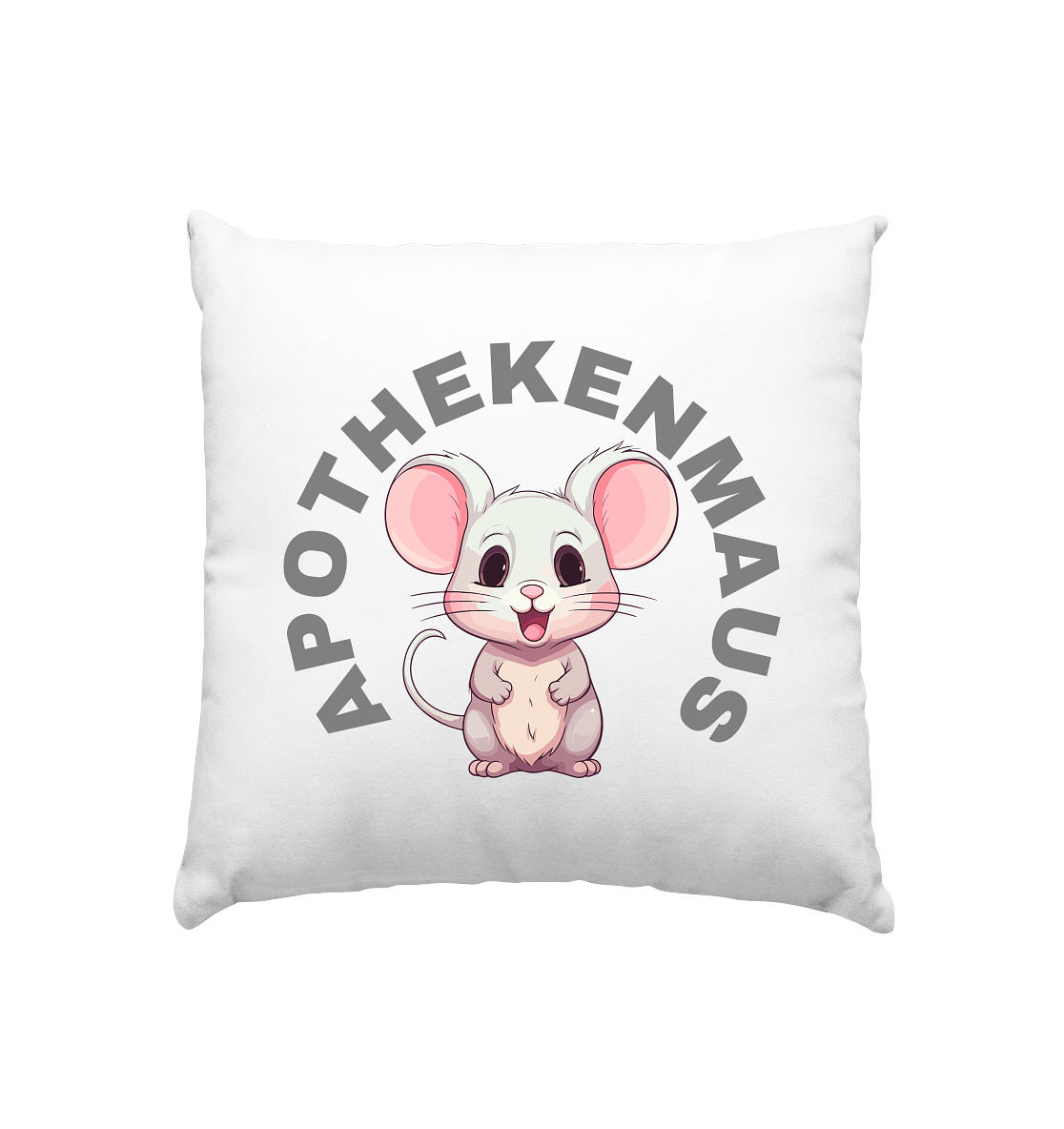 Apothekenmaus - Kissen 40x40cm