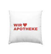 Wir lieben Apotheke - Kissen 40x40cm