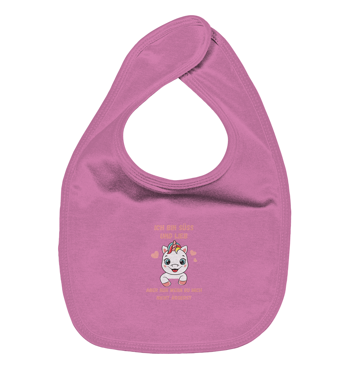 Ich bin süß und lieb - Organic Baby-Lätzchen