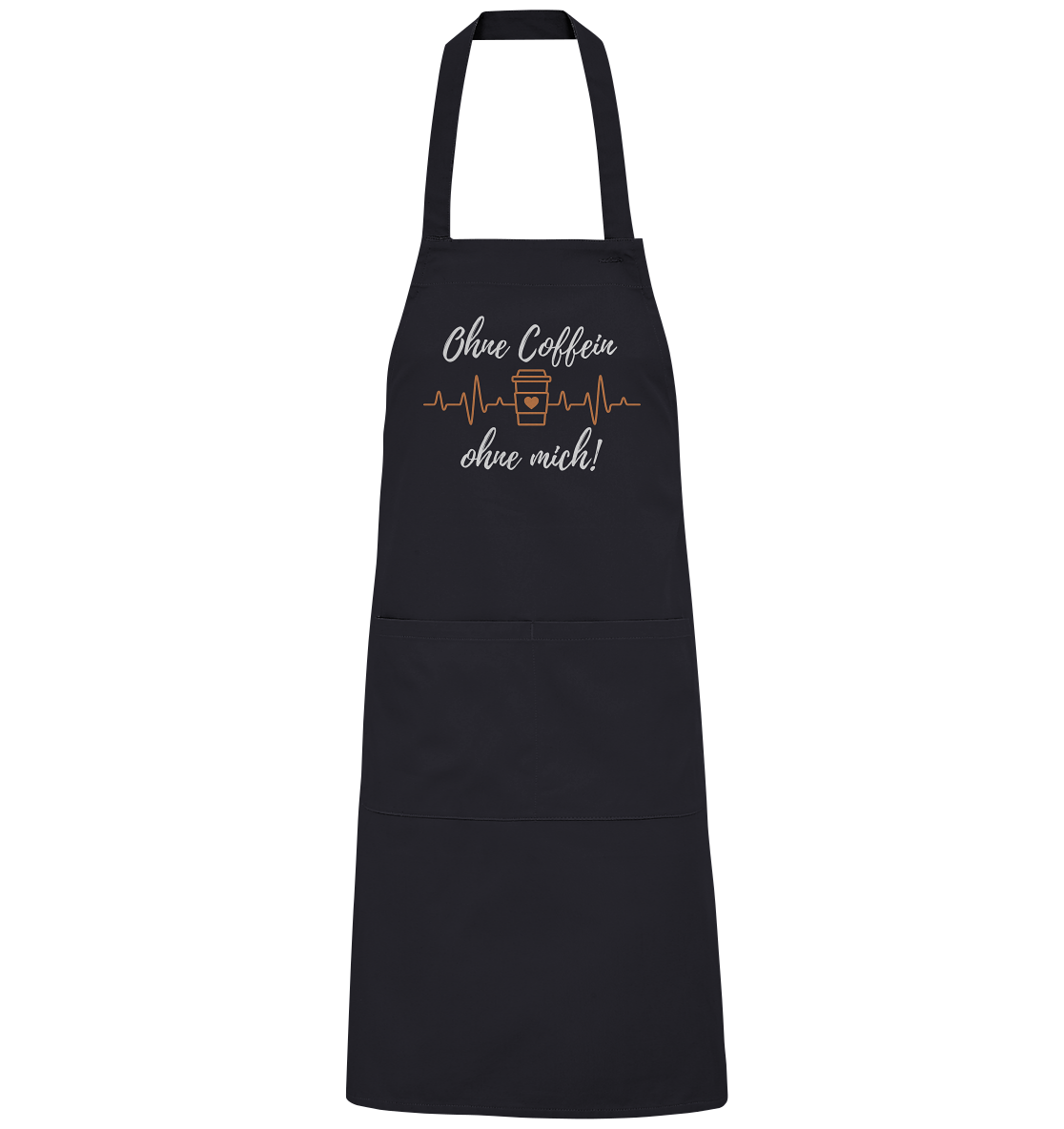 Ohne Coffein ohne mich - Grillschürze