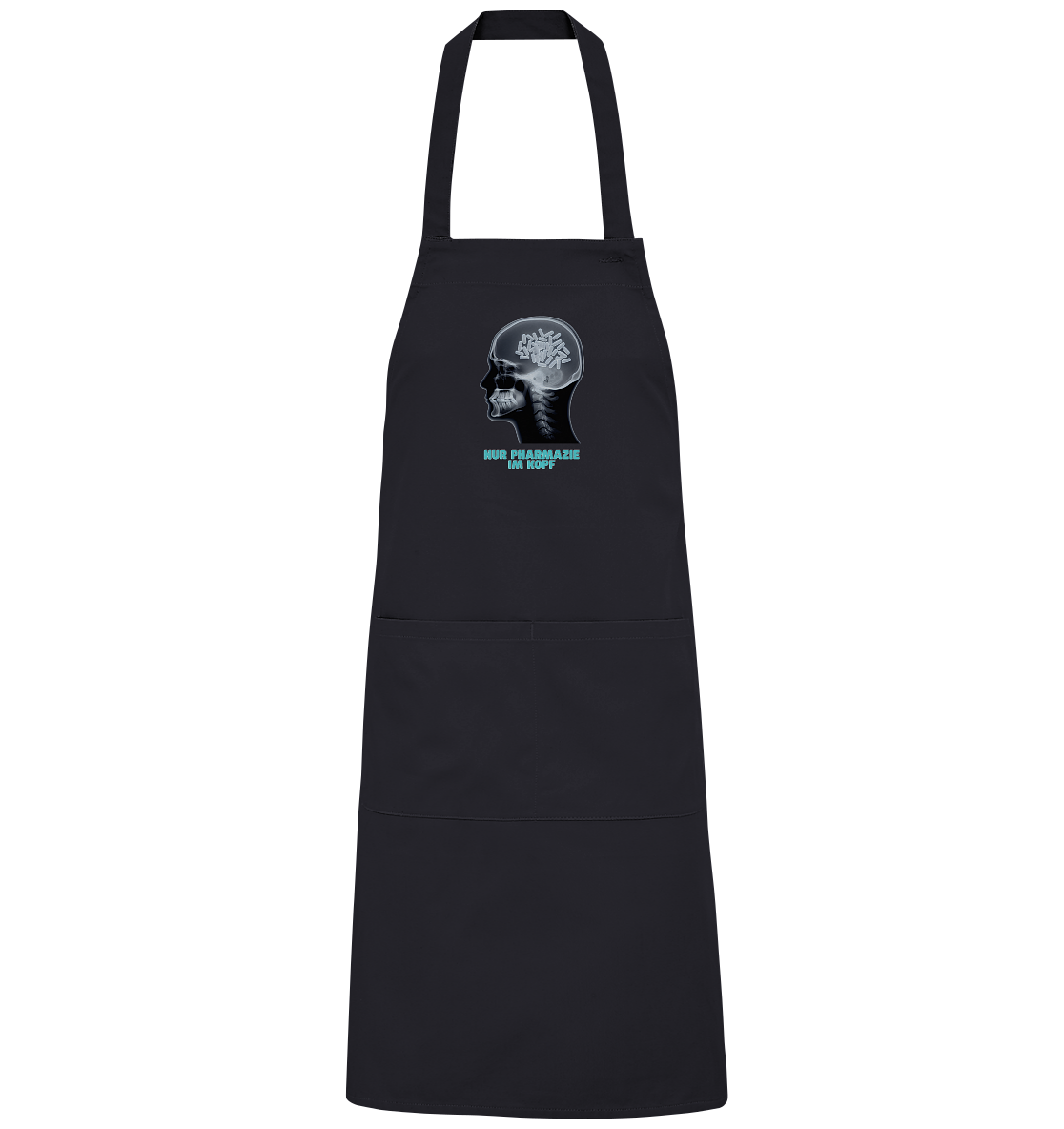 Nur Pharmazie im Kopf - Grillschürze