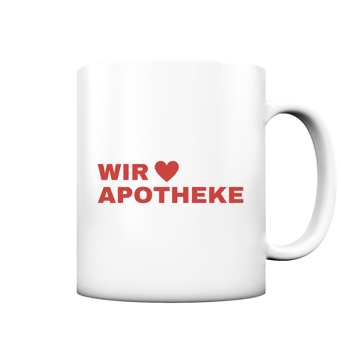 Wir lieben Apotheke - Tasse matt