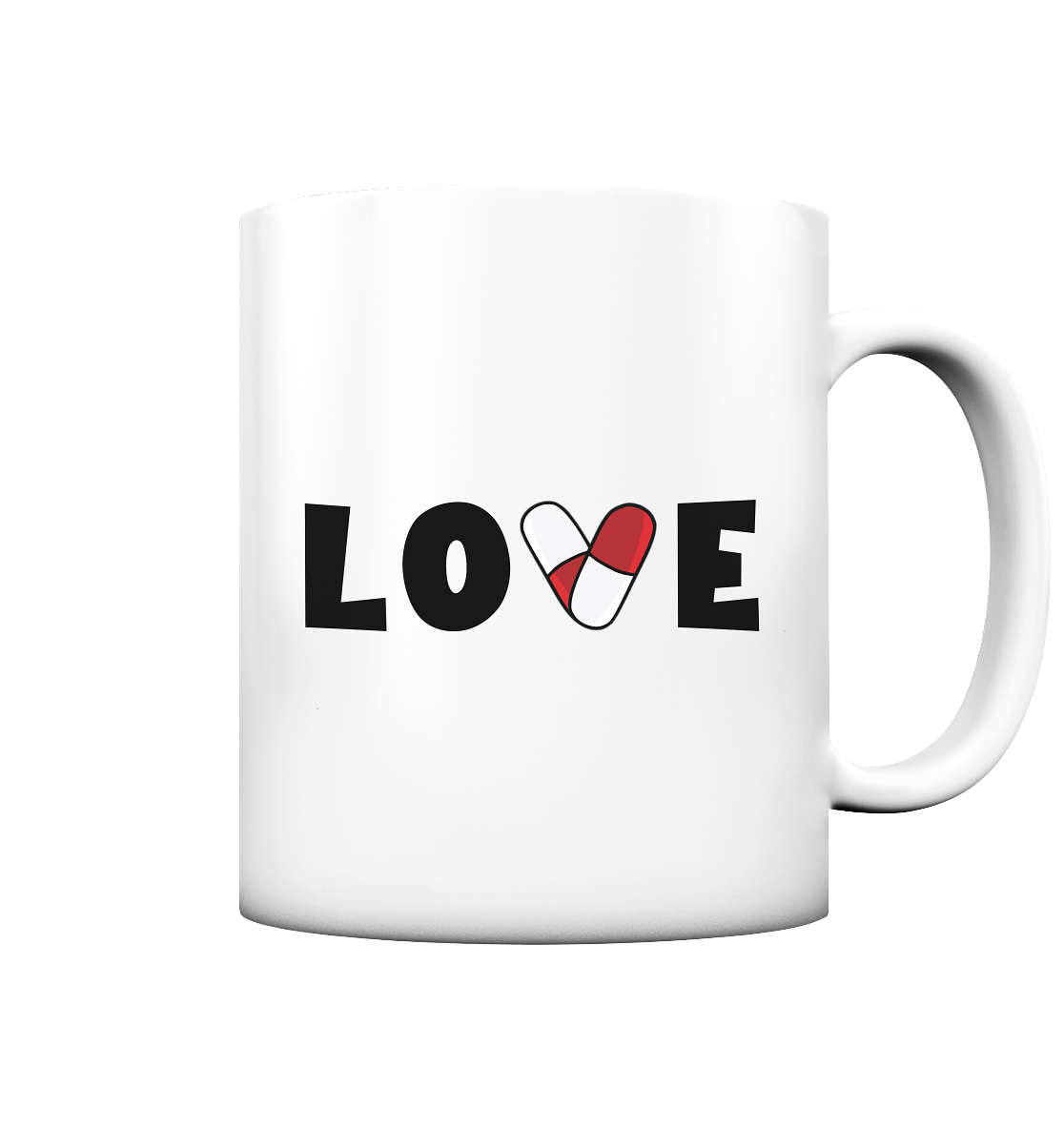 LOVE - Tasse matt