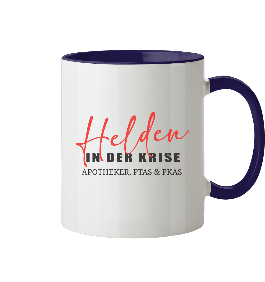 Helden in der Krise Apotheke - Tasse zweifarbig
