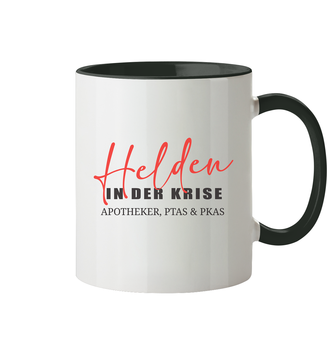 Helden in der Krise Apotheke - Tasse zweifarbig