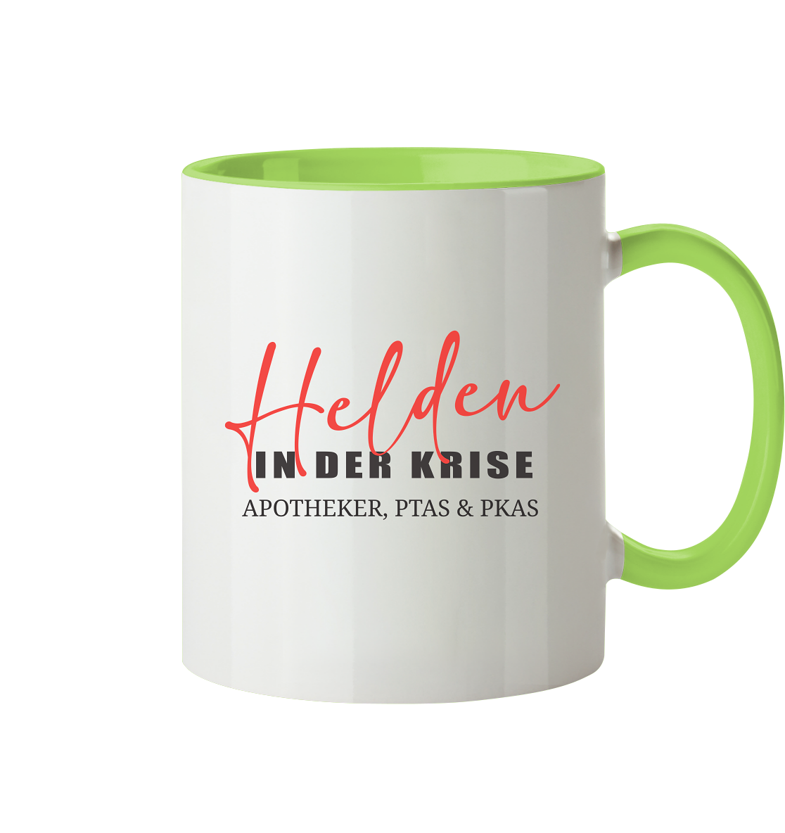 Helden in der Krise Apotheke - Tasse zweifarbig