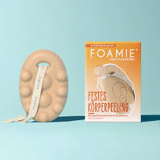 FOAMIE Festes Körperpeeling - Aprikosenkerne und Sheabutter