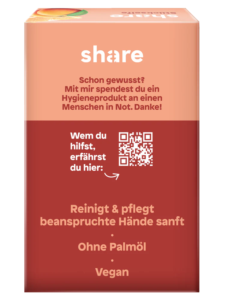share Stückseife Pfirsich & Orange